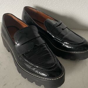 Patent leather Franco Sarto loafers